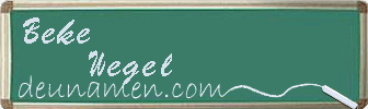 Beke Wegel Visitenkarte